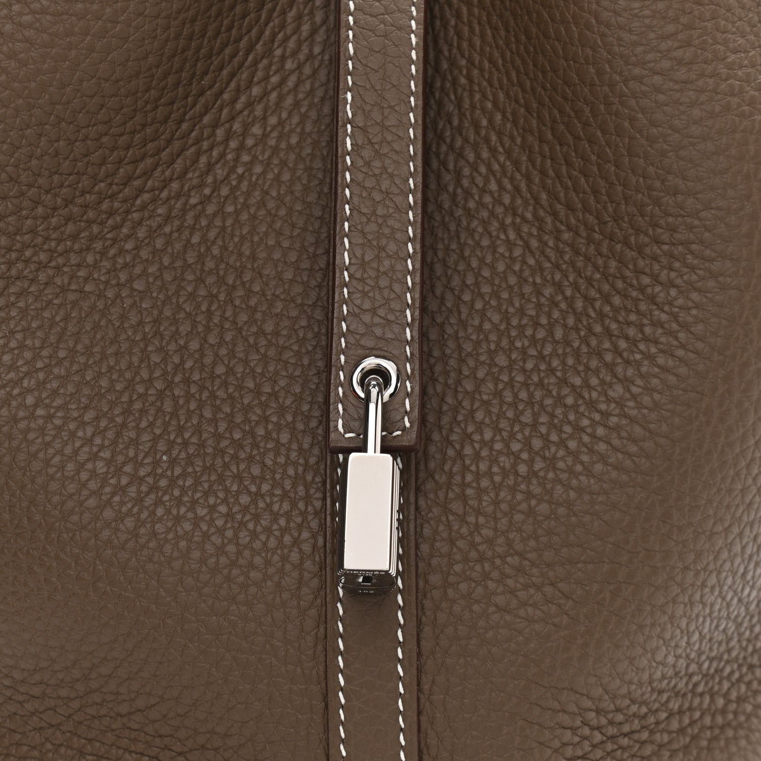 Hermes Taurillon Clemence Picotin Lock 18 PM Etoupe 8 of 11