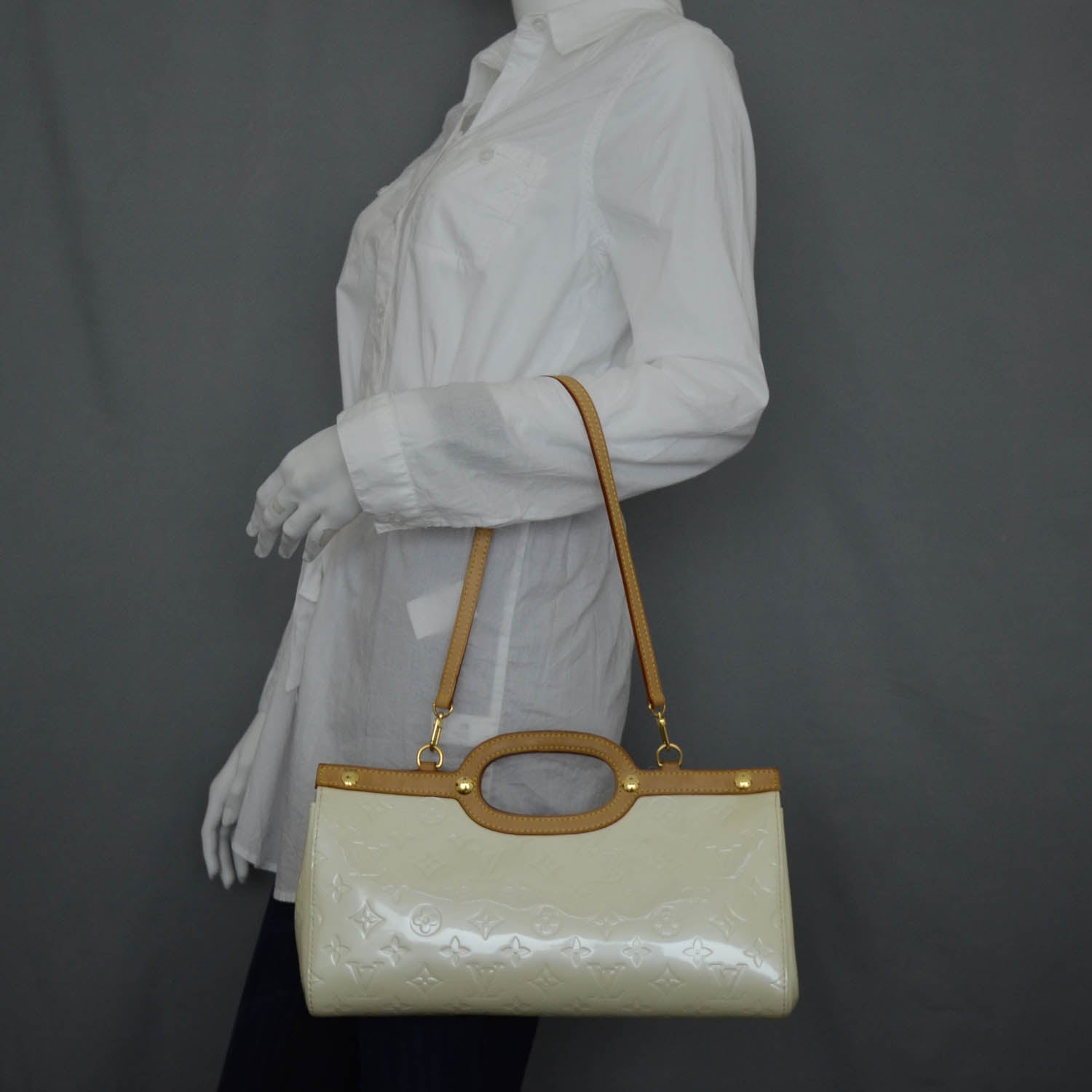 Louis Vuitton Vernis Roxbury Drive Perle 2 of 11