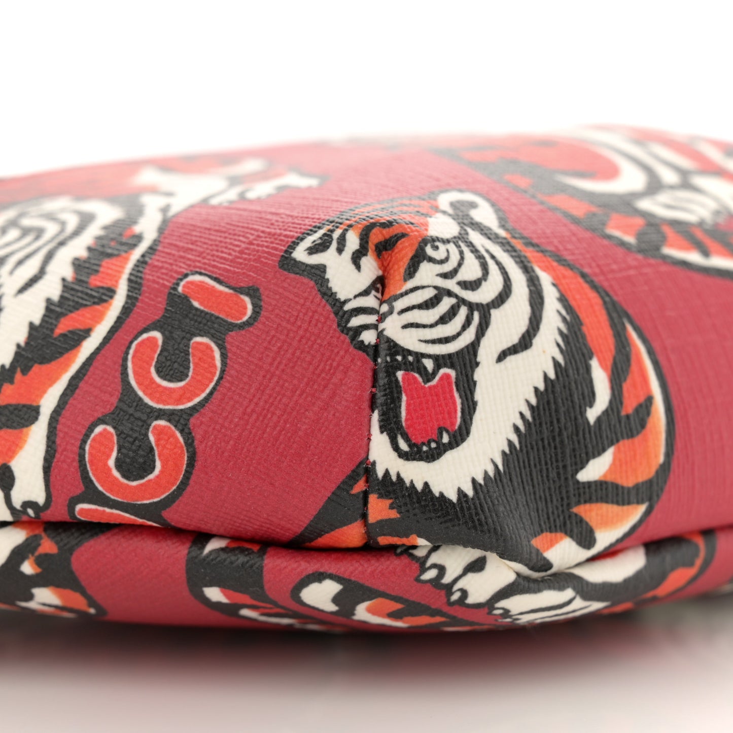 GG Supreme Monogram Angry Cat Print Childrens Belt Bag Multicolor
