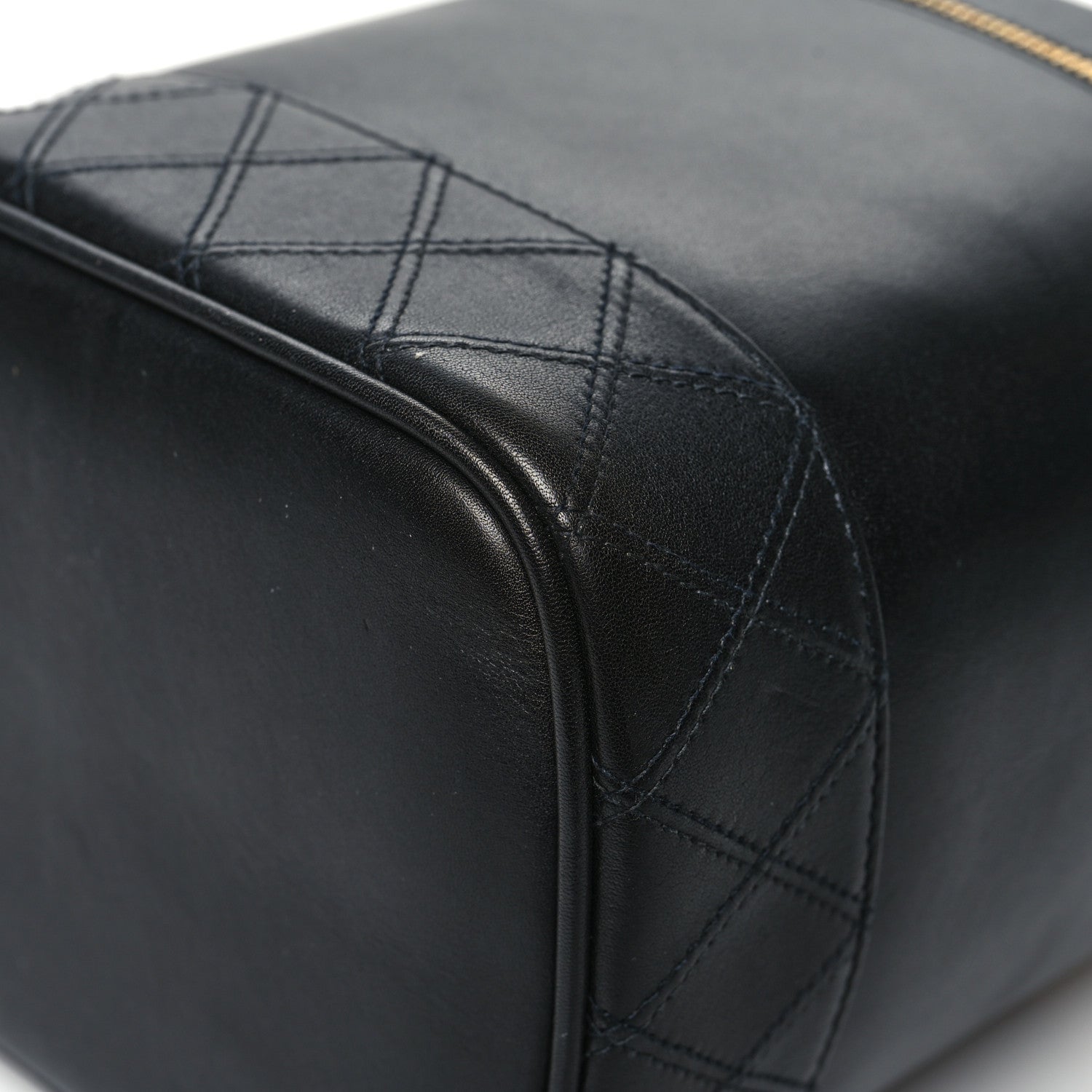 Chanel Lambskin Vanity Cosmetic Case Black 11 of 14