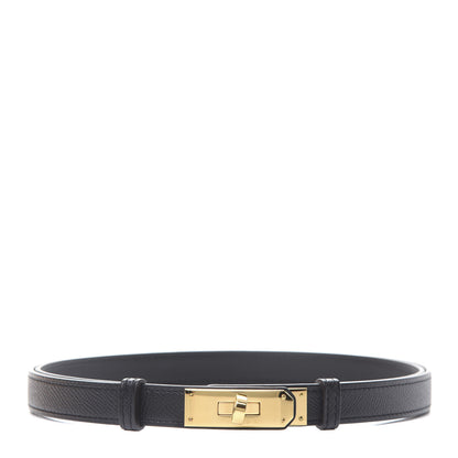 Hermes Epsom Kelly Belt Black 1 of 5