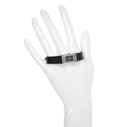 Van Cleef & Arpels Stainless Steel Lizard 14mm Facade Quartz Watch Black 2 of 9