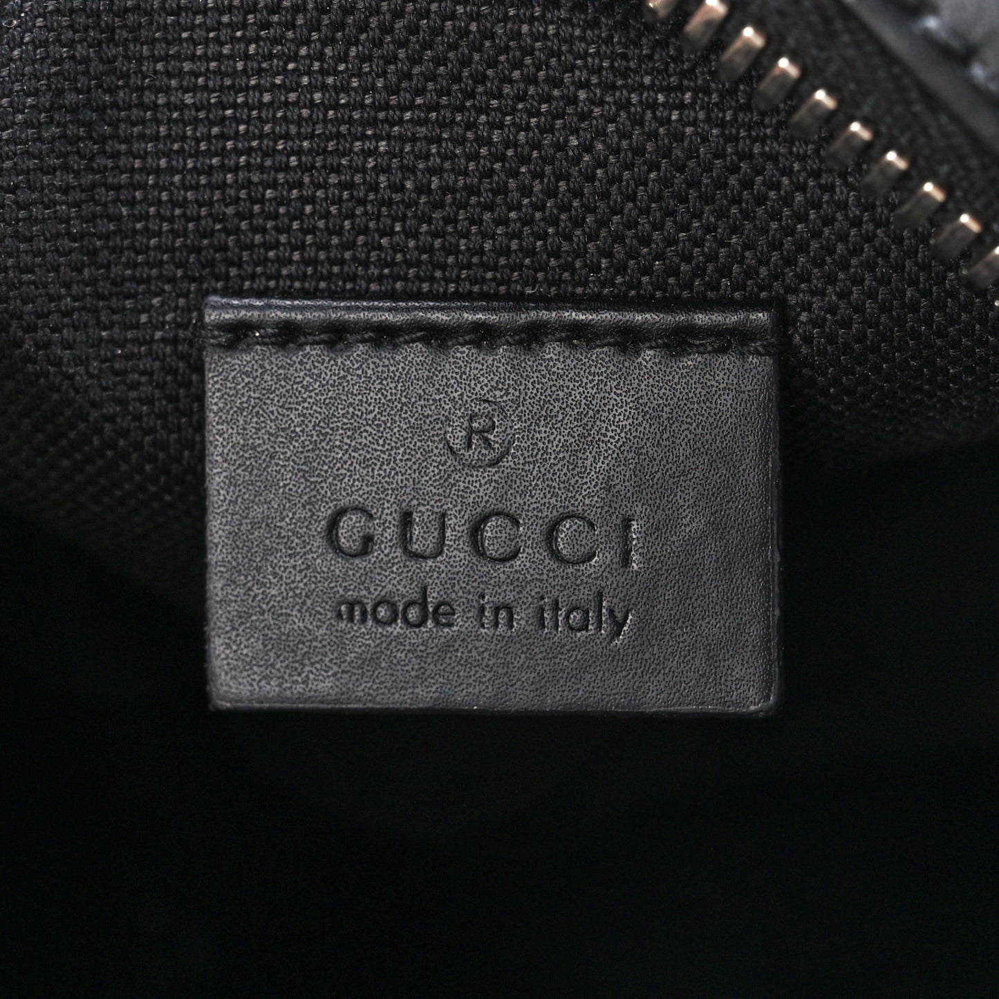 GG Supreme Monogram Appia Calfskin Web Small Camera Messenger Bag Black Grey