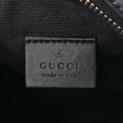 Gucci GG Supreme Monogram Appia Calfskin Web Small Camera Messenger Bag Black Grey 6 of 13