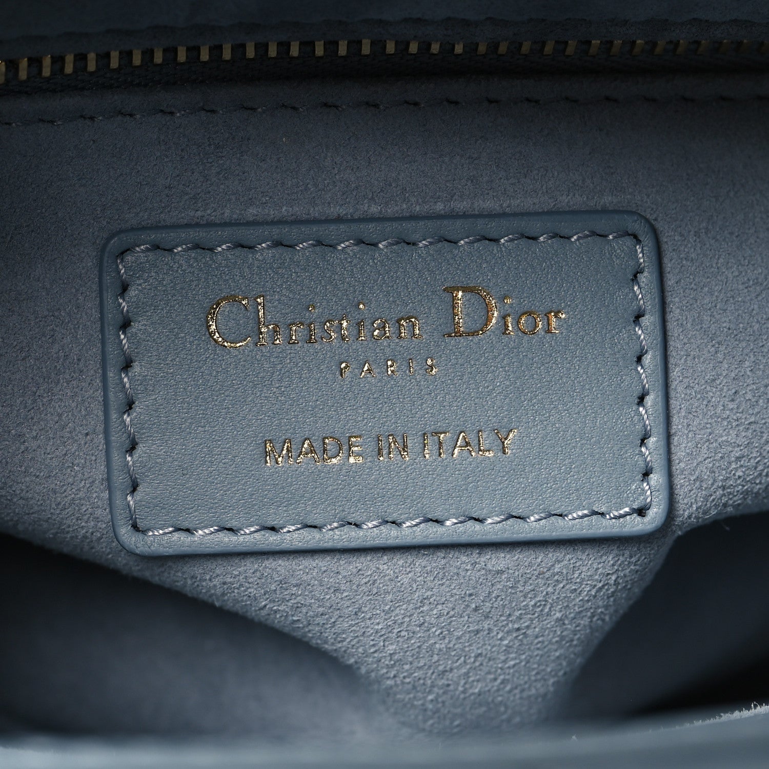 Christian Dior Lambskin Cannage Small My ABCDior Lady Dior Cloud Blue 6 of 11