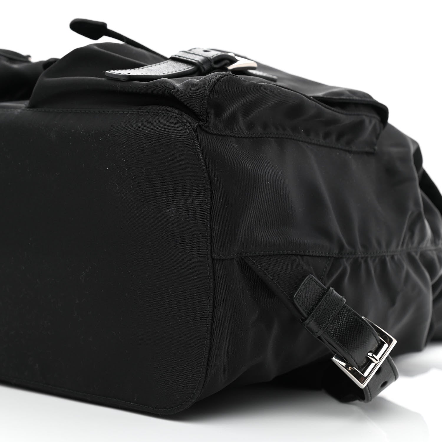 Prada Nylon Vela Medium Backpack Black 11 of 11