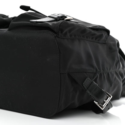 Prada Nylon Vela Medium Backpack Black 11 of 11