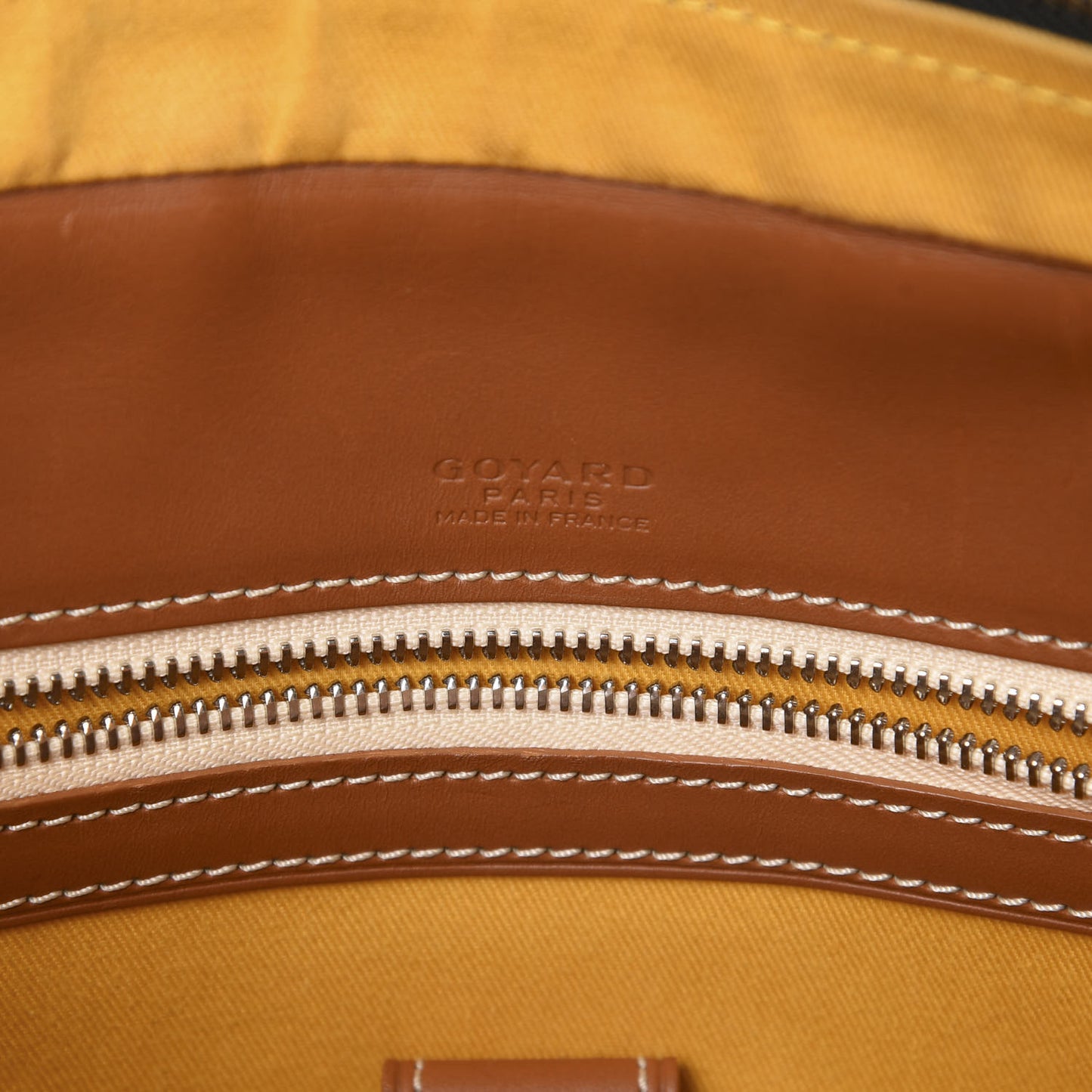 Goyardine Ambassade PM Briefcase Black Gold