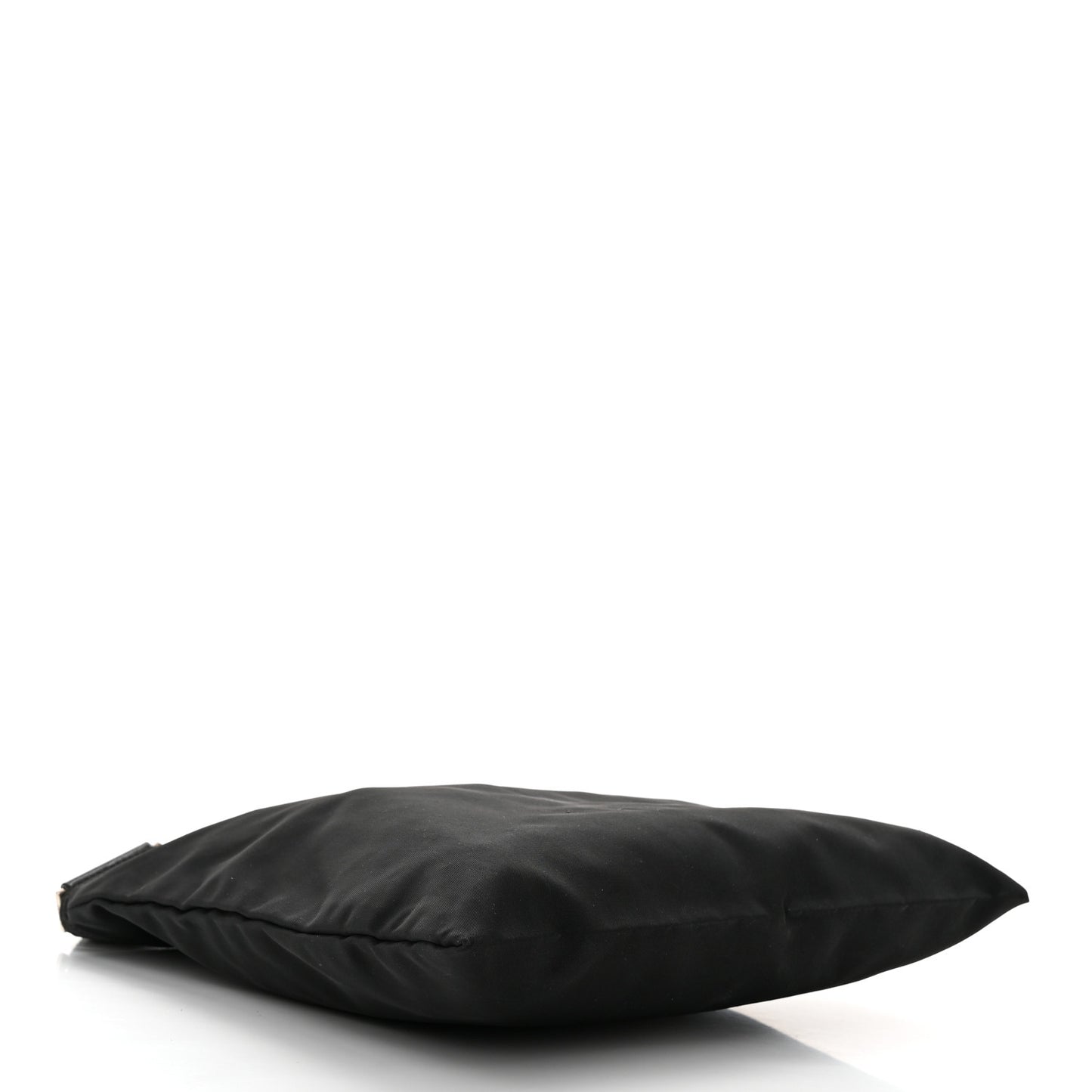 Nylon Vela Flat Messenger Bag Black