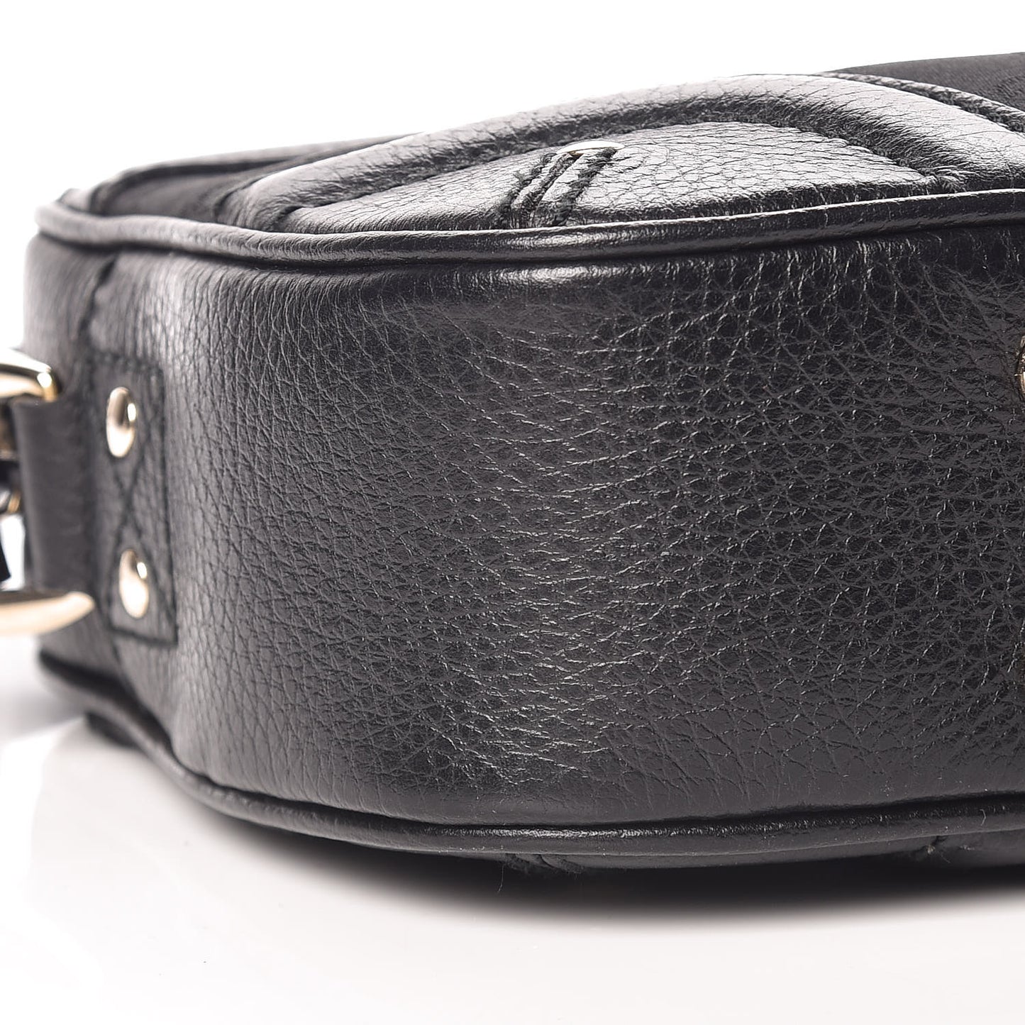Monogram Crest Shoulder Bag Black