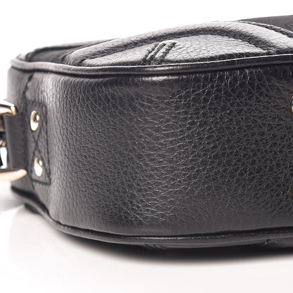 Gucci Monogram Crest Shoulder Bag Black 8 of 12