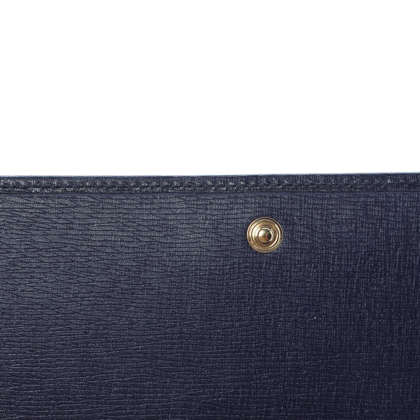 Textured Calfskin Medium Betty Chain Wallet Blue