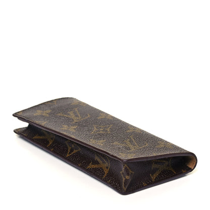 Louis Vuitton Monogram Etui a Lunettes Simple Eyeglass Case 4 of 6