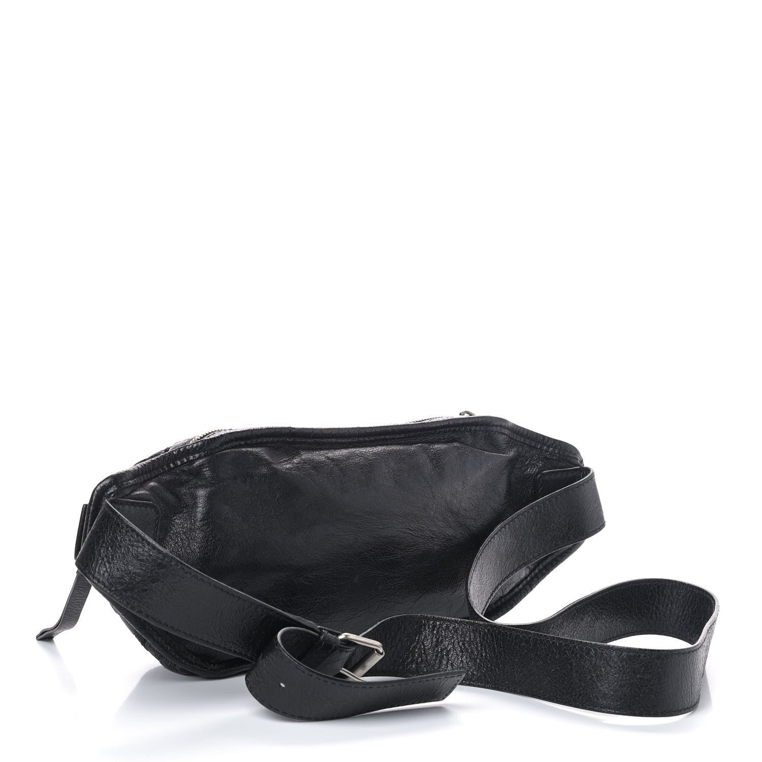 Balenciaga Lambskin Classic Hardware Neo Lift Hip Bag Black 2 of 8