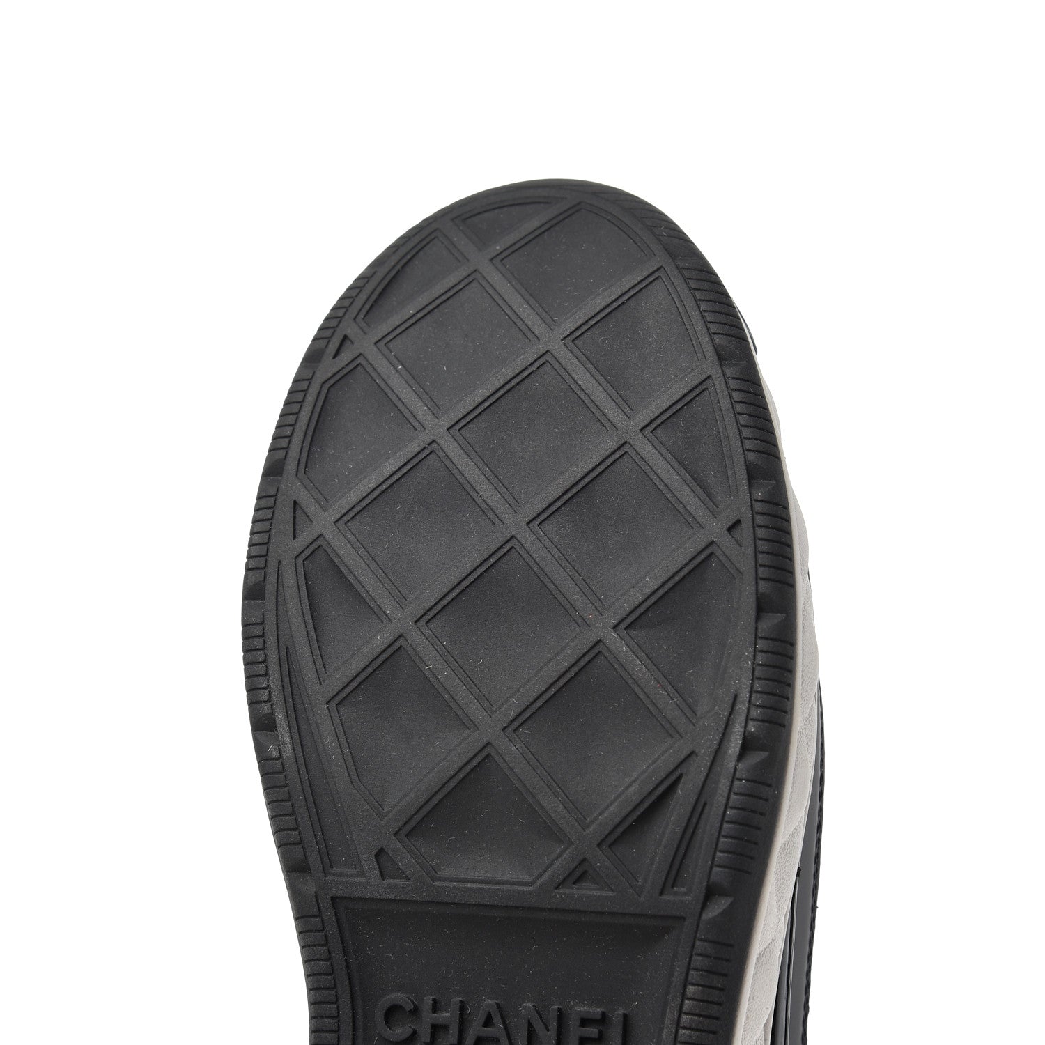 Chanel Velvet Calfskin Mixed Fibers CC Sneakers 38.5 Black 13 of 17