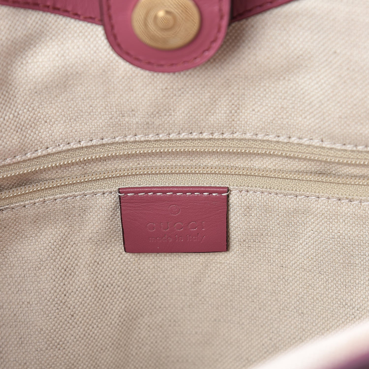 Gucci Monogram Margaux Calfskin Medium Sukey Tote Beige Ebony Vintage Rose 6 of 10