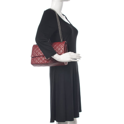 Chanel Aged Calfskin Quilted 2.55 Reissue 226 Flap Red 2 of 13