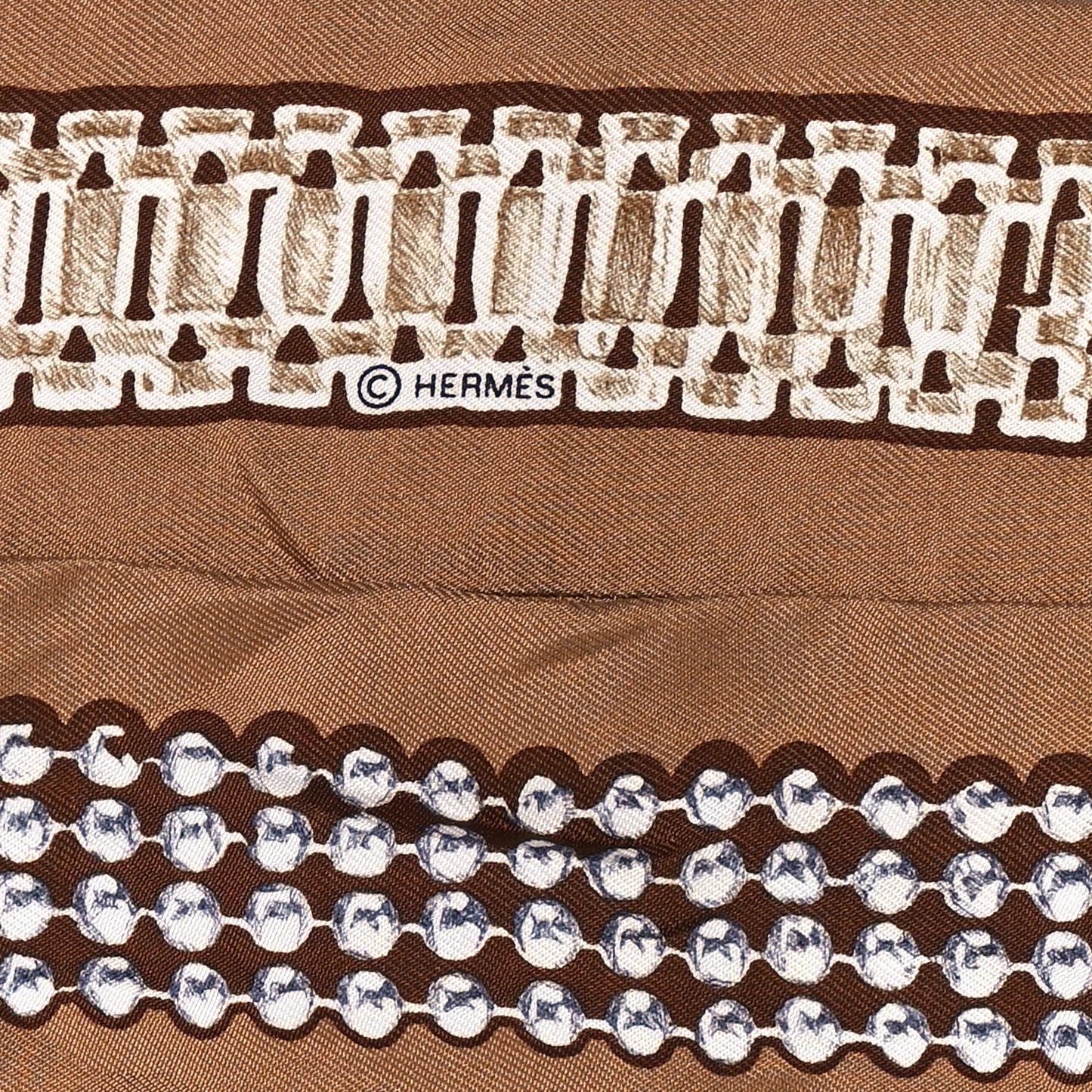 Silk Le Tresor De Medor Twilly Beige Gris Cacao