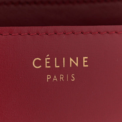 Celine Box Calfskin Medium Classic Box Flap Bag Burgundy 6 of 13