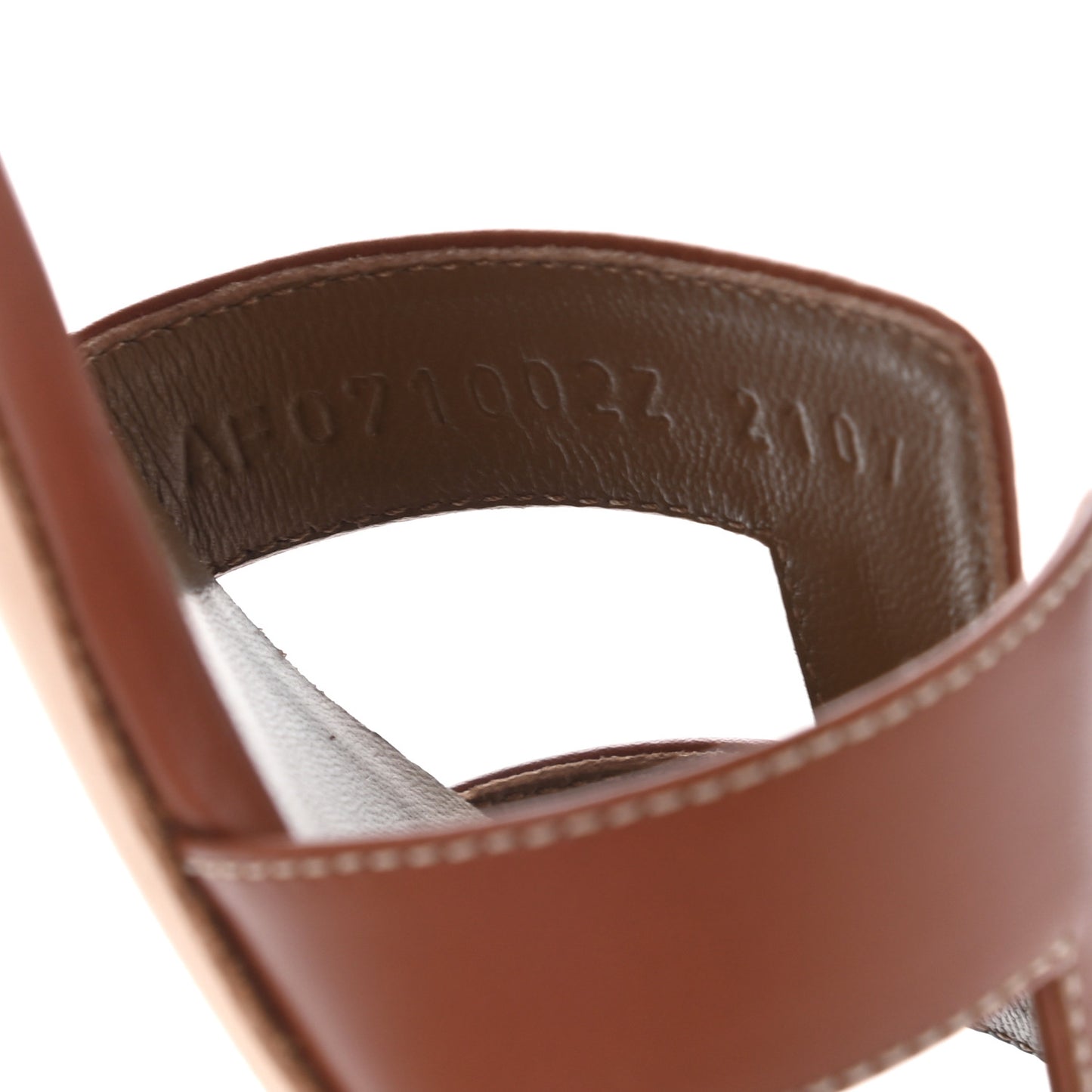 Calfskin Oasis Sandals 36 Gold