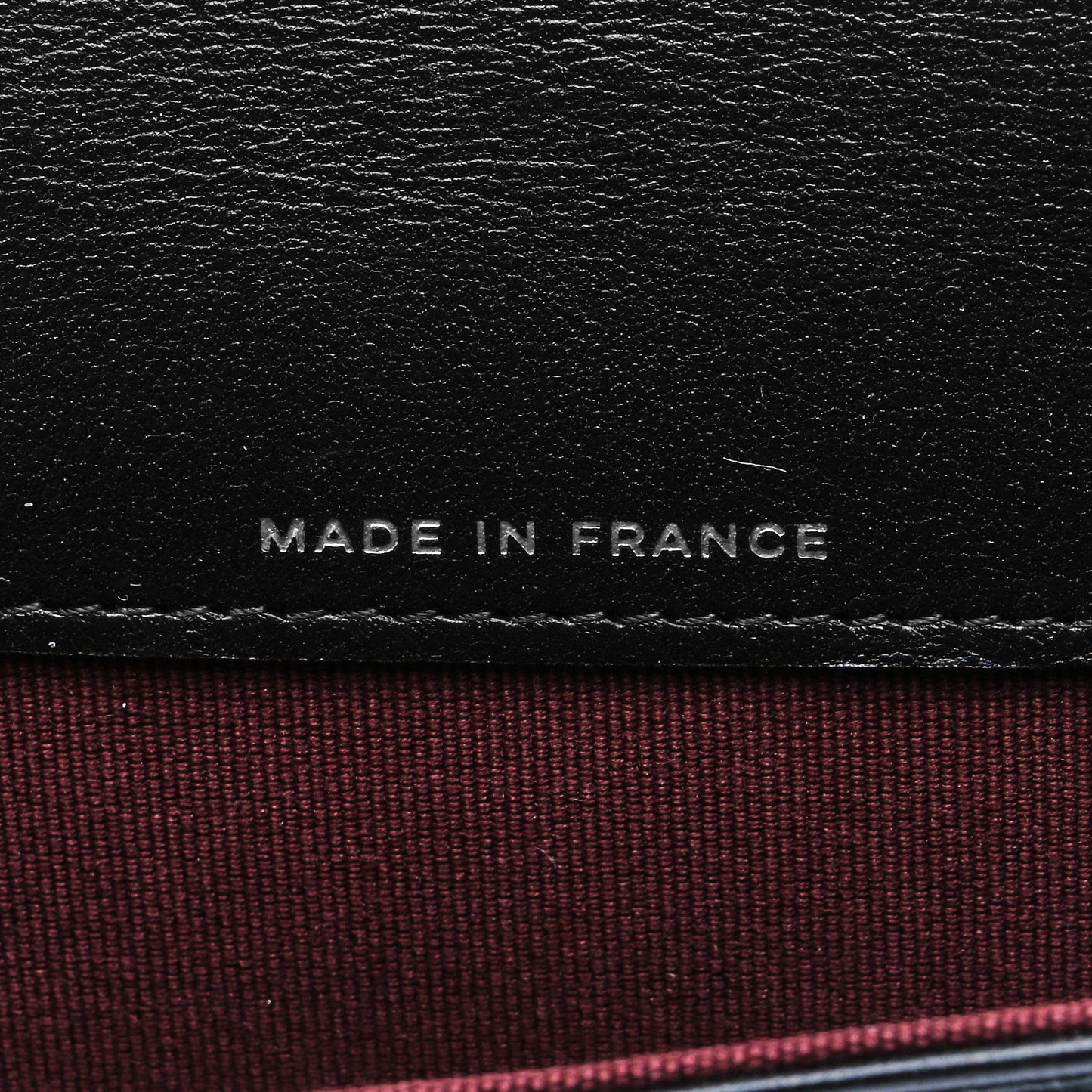 Lambskin Quilted Flap Card Holder Wallet Black