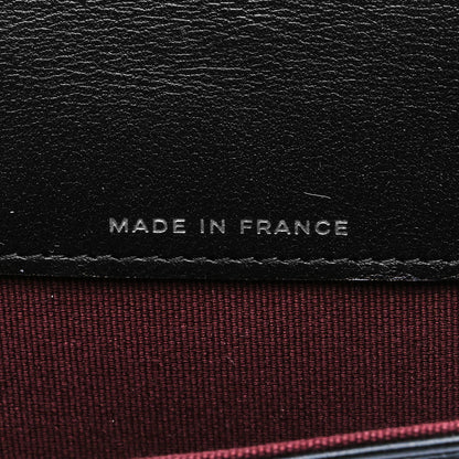 Chanel Lambskin Quilted Flap Card Holder Wallet Black 7 of 9