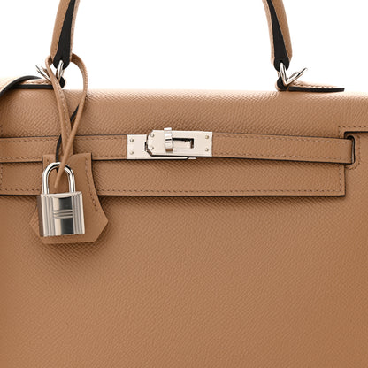 Hermes Epsom Kelly Sellier 25 Chai 8 of 13