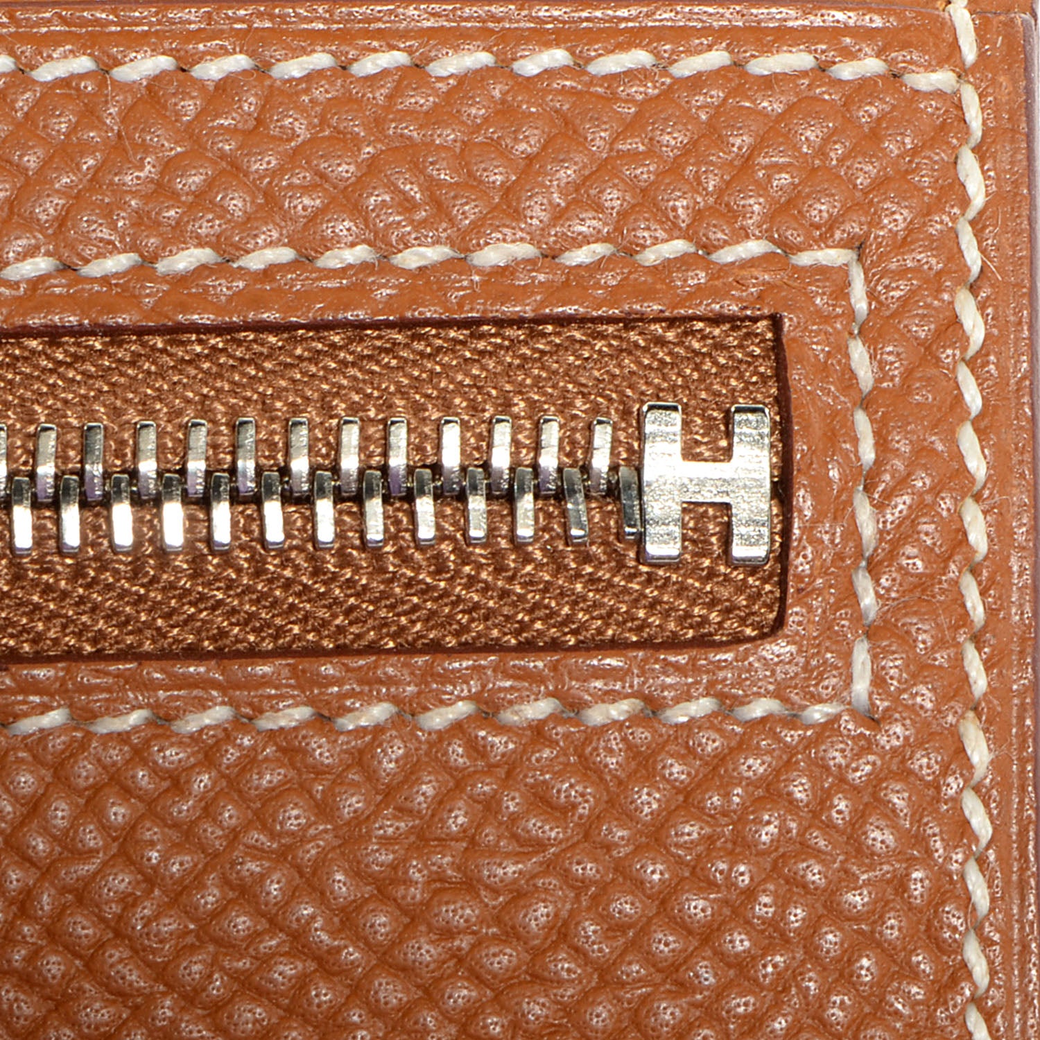 Hermes Epsom Bearn Gusset Wallet Gold 8 of 10