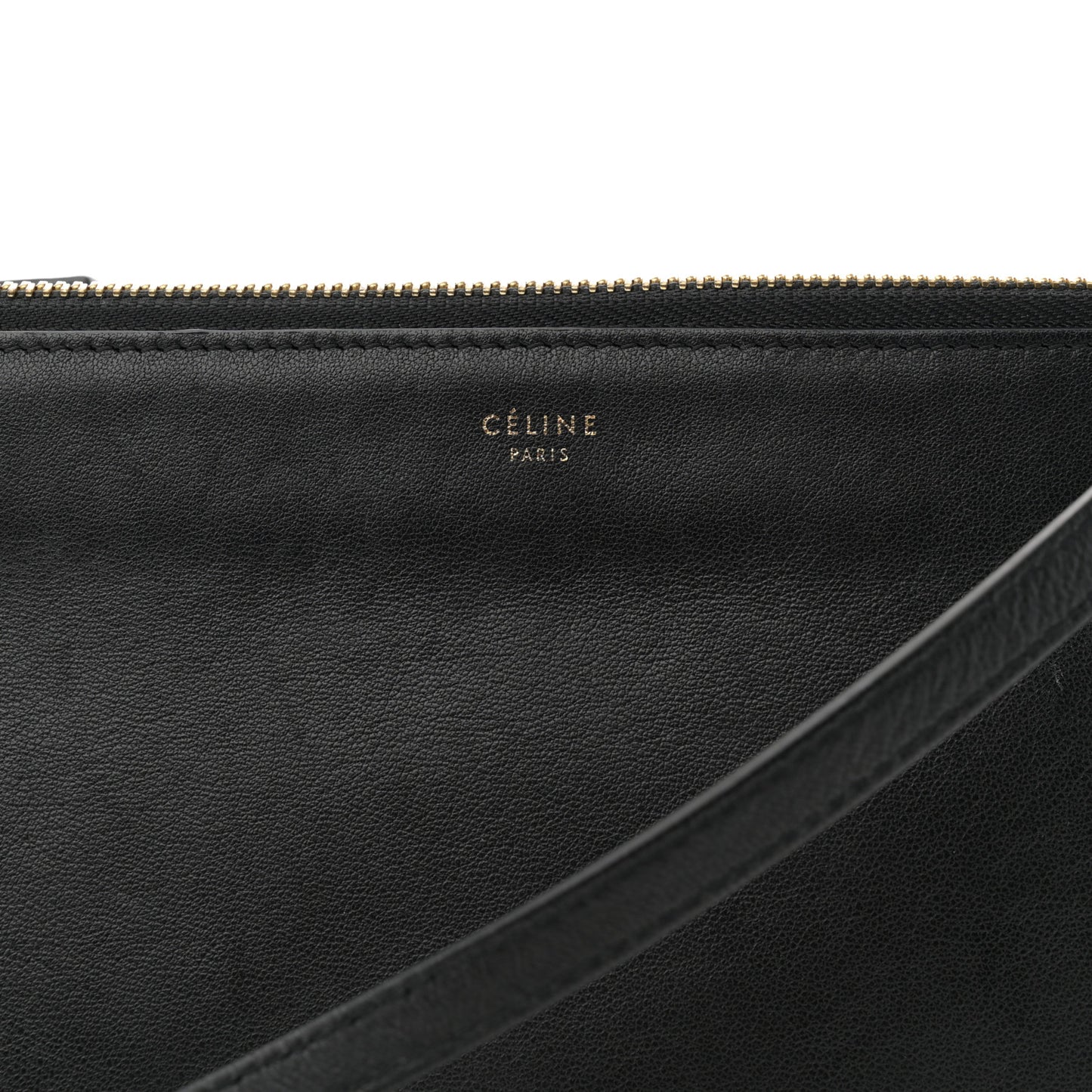 Lambskin Large Trio Crossbody Bag Black