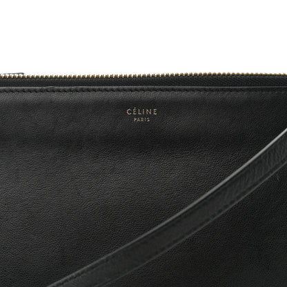 Celine Lambskin Large Trio Crossbody Bag Black 8 of 10
