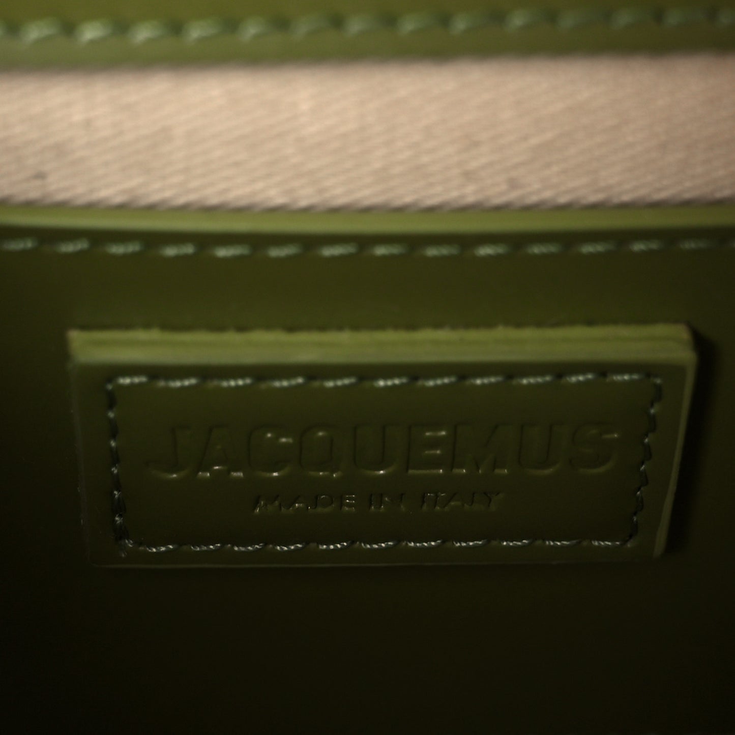 Smooth Calfskin Le Grand Bambino Khaki