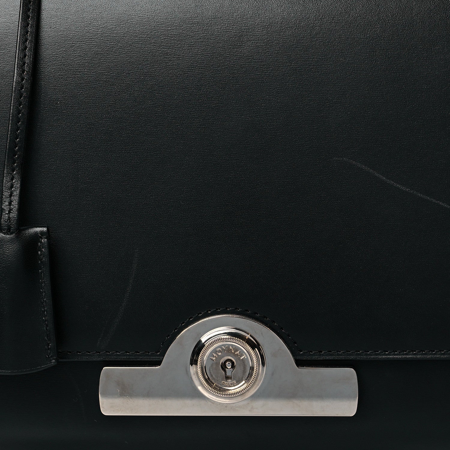 Moynat Box Calfskin Rejane PM Black 7 of 11