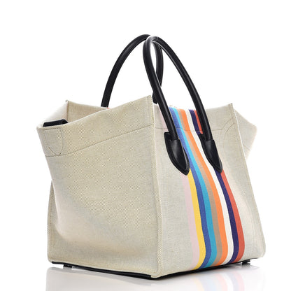 Celine Cotton Canvas Medium Phantom Luggage Multicolor 3 of 15