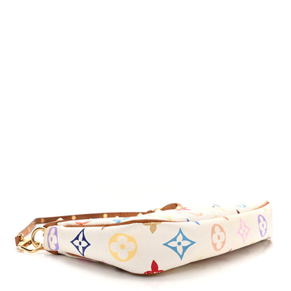 Louis Vuitton Monogram Multicolor Pochette Accessories White 4 of 9