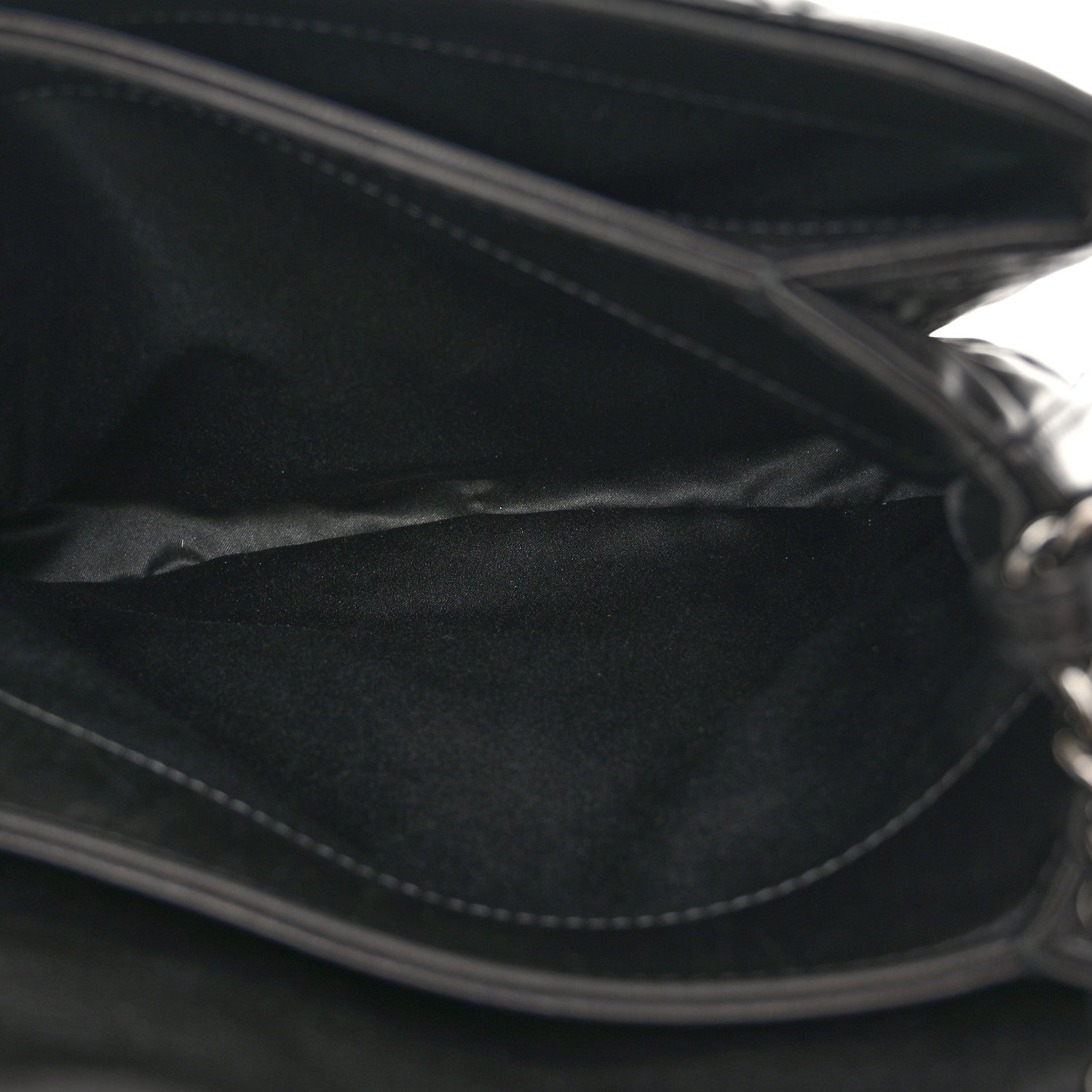 Chanel Lambskin Quilted Large Chanel 3 Flap Black 6 of 10