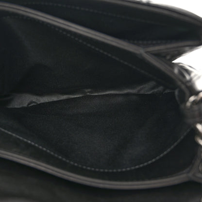 Chanel Lambskin Quilted Large Chanel 3 Flap Black 6 of 10