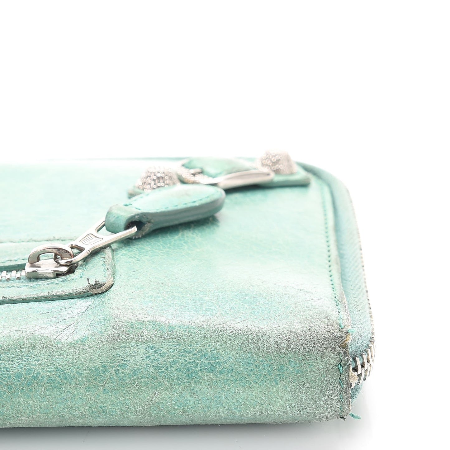 Agneau Giant 12 Silver Hardware Compagnon Wallet Papeete