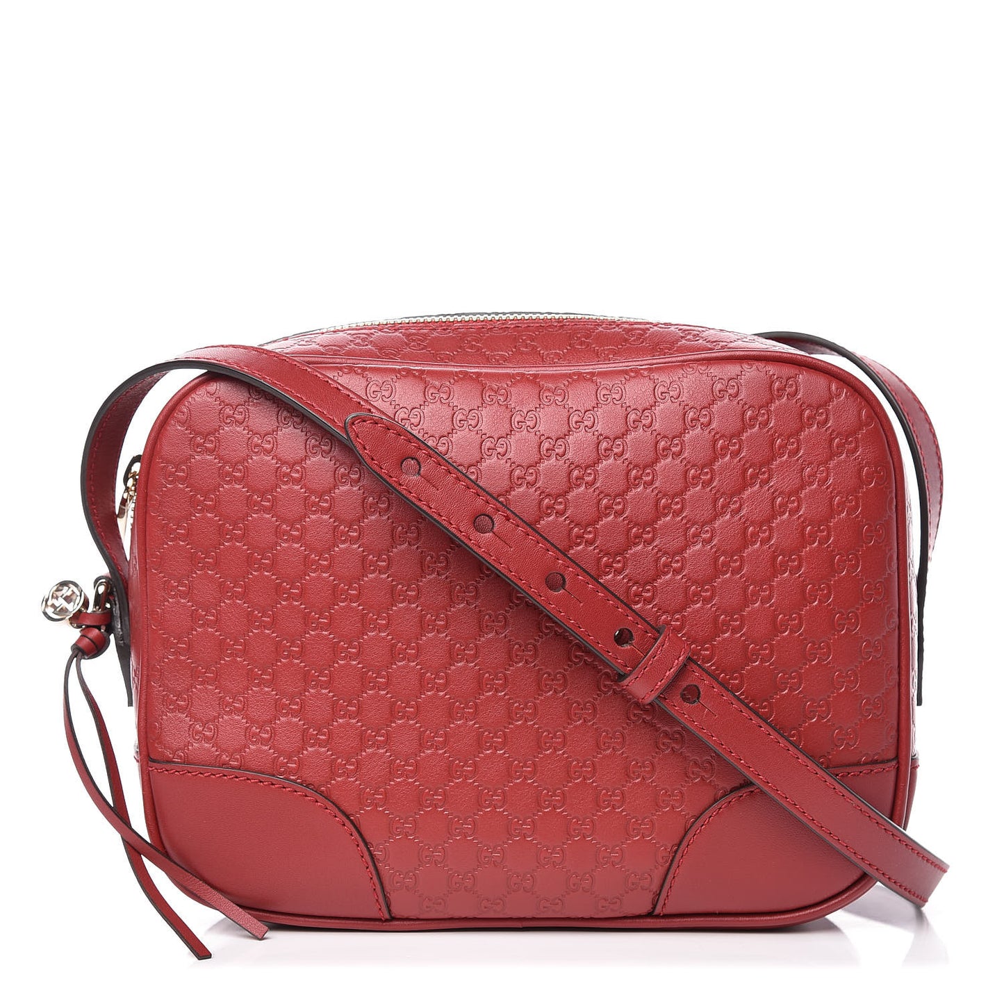 Microguccissima Mini Bree Messenger Bag Red