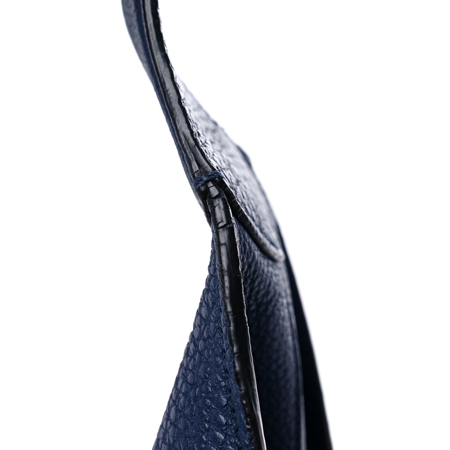 Soft Grained Calfskin Large Jackie Hobo Classic Blue Marine