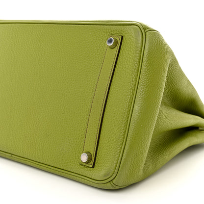Hermes Togo BIRKIN 35 Vert Anis 10 of 11