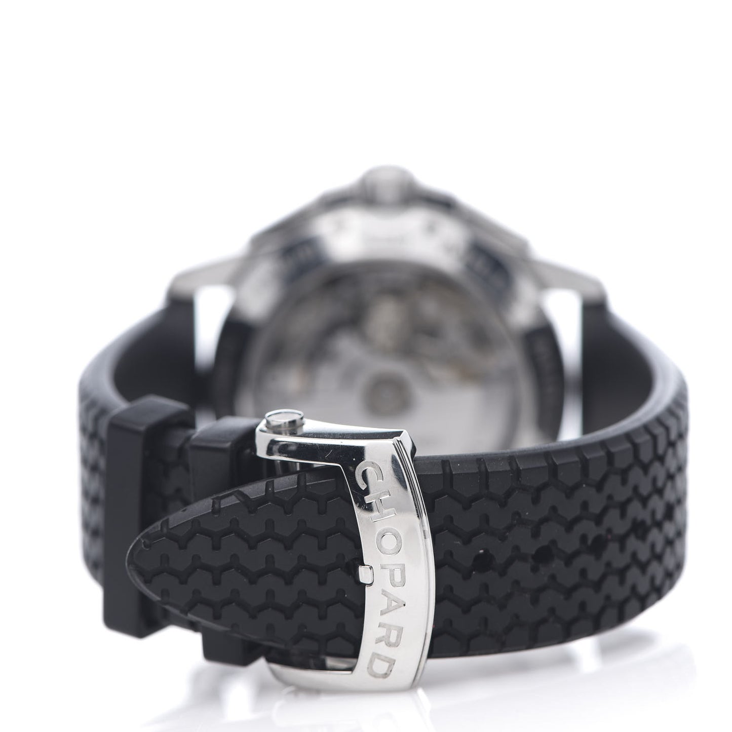 Stainless Steel Rubber 44mm Mille Miglia Chronograph Automatic Watch Black