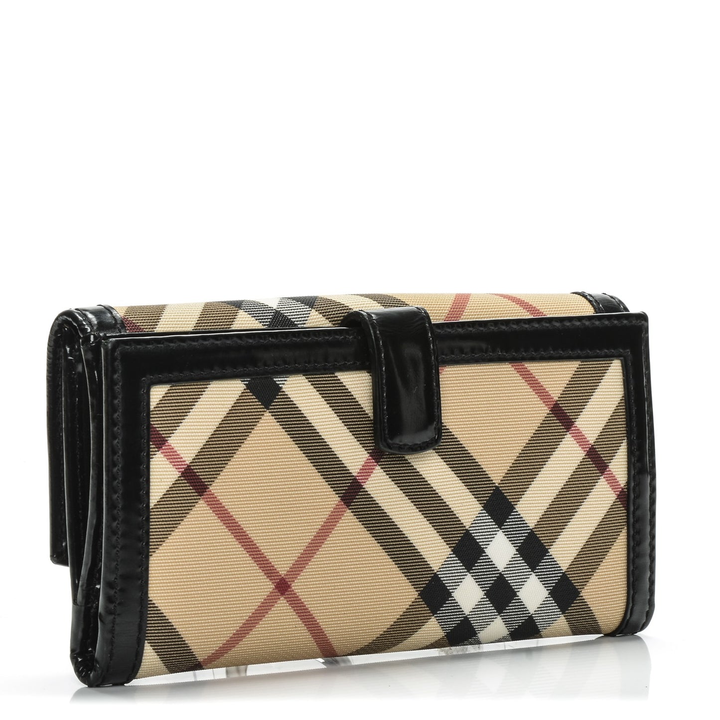 Nova Check Continental Wallet Black