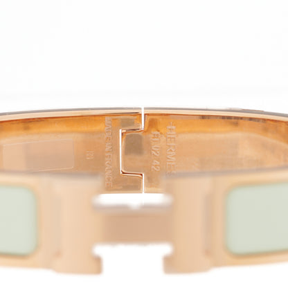 Hermes Enamel Narrow Clic Clac H Bracelet PM Vert Fizz 3 of 4