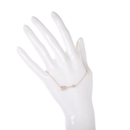 Tiffany 18K Rose Gold Diamond Arrow Bracelet 2 of 7