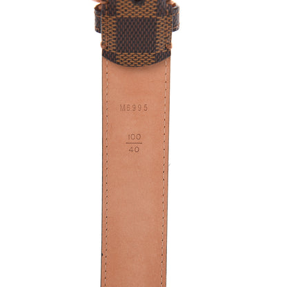 Louis Vuitton Damier Ebene Ellipse Belt 100 40 4 of 8