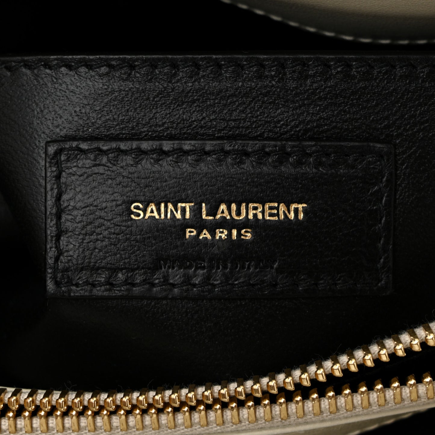 Calfskin Y Quilted Monogram Small Loulou Chain Satchel Crema Soft