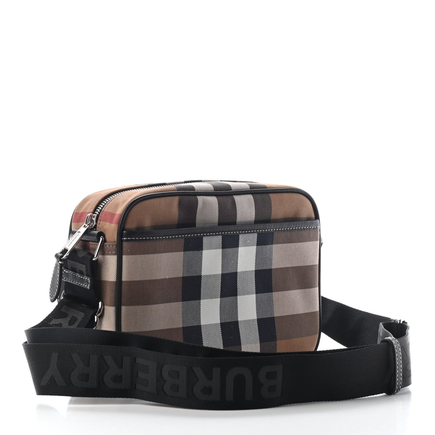 Canvas Check Paddy Messenger Birch Brown