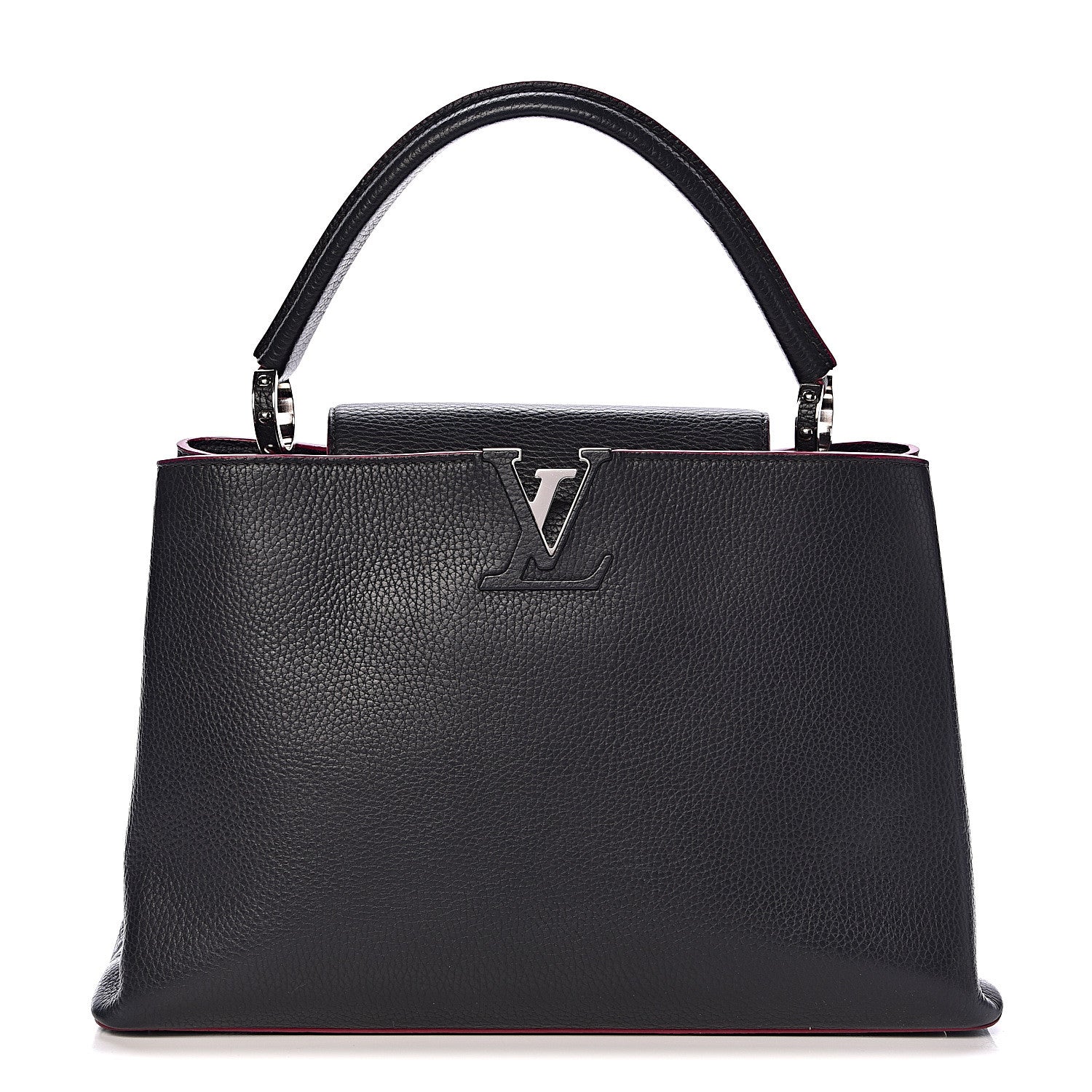 Louis Vuitton Taurillon Capucines MM Cobalt 1 of 10