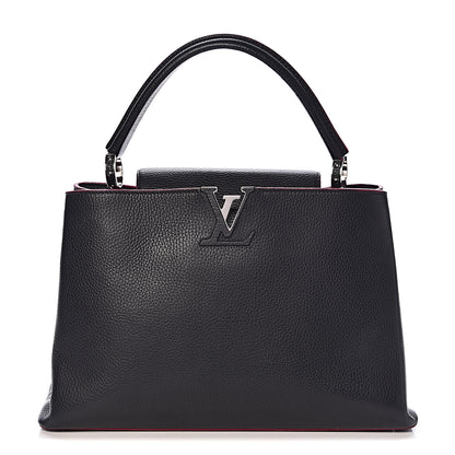 Louis Vuitton Taurillon Capucines MM Cobalt 1 of 10