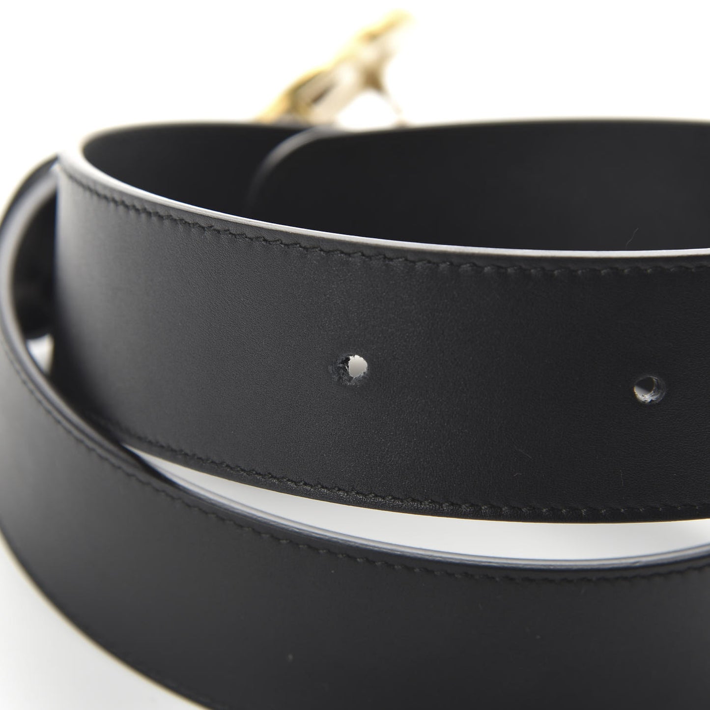 Calfskin Double G 40mm Belt 80 32 Black